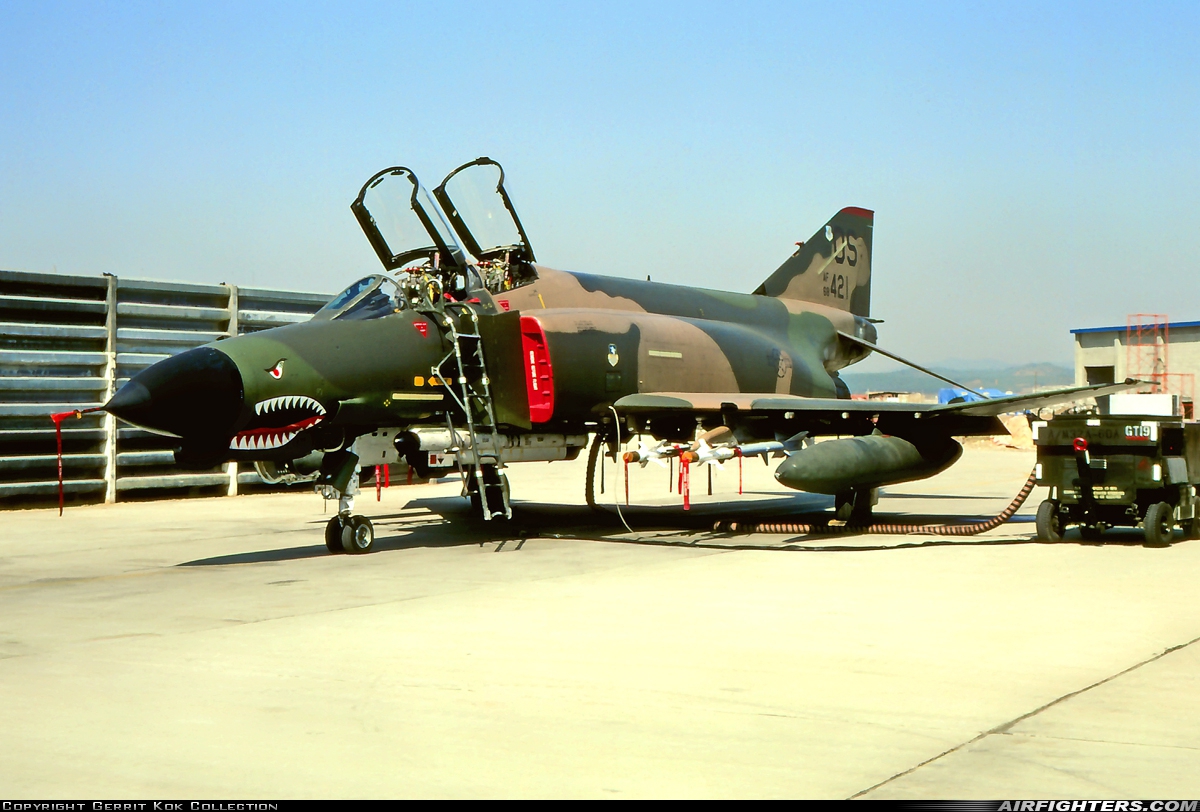 USA - Air Force McDonnell Douglas F-4E Phantom II 68-0421 at Osan (K-55) (OSN / RKSO), South Korea