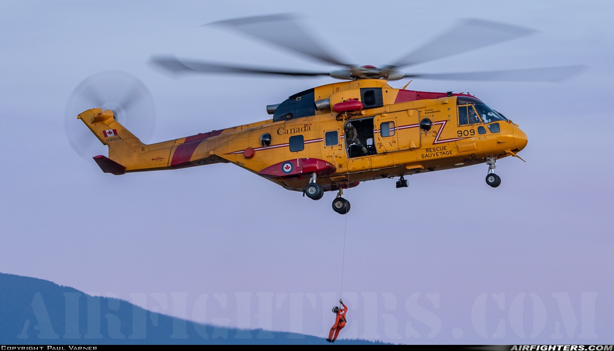 Canada - Air Force AgustaWestland CH-149 Cormorant (Mk511) 149909 at Abbotsford (YXX / CYXX), Canada