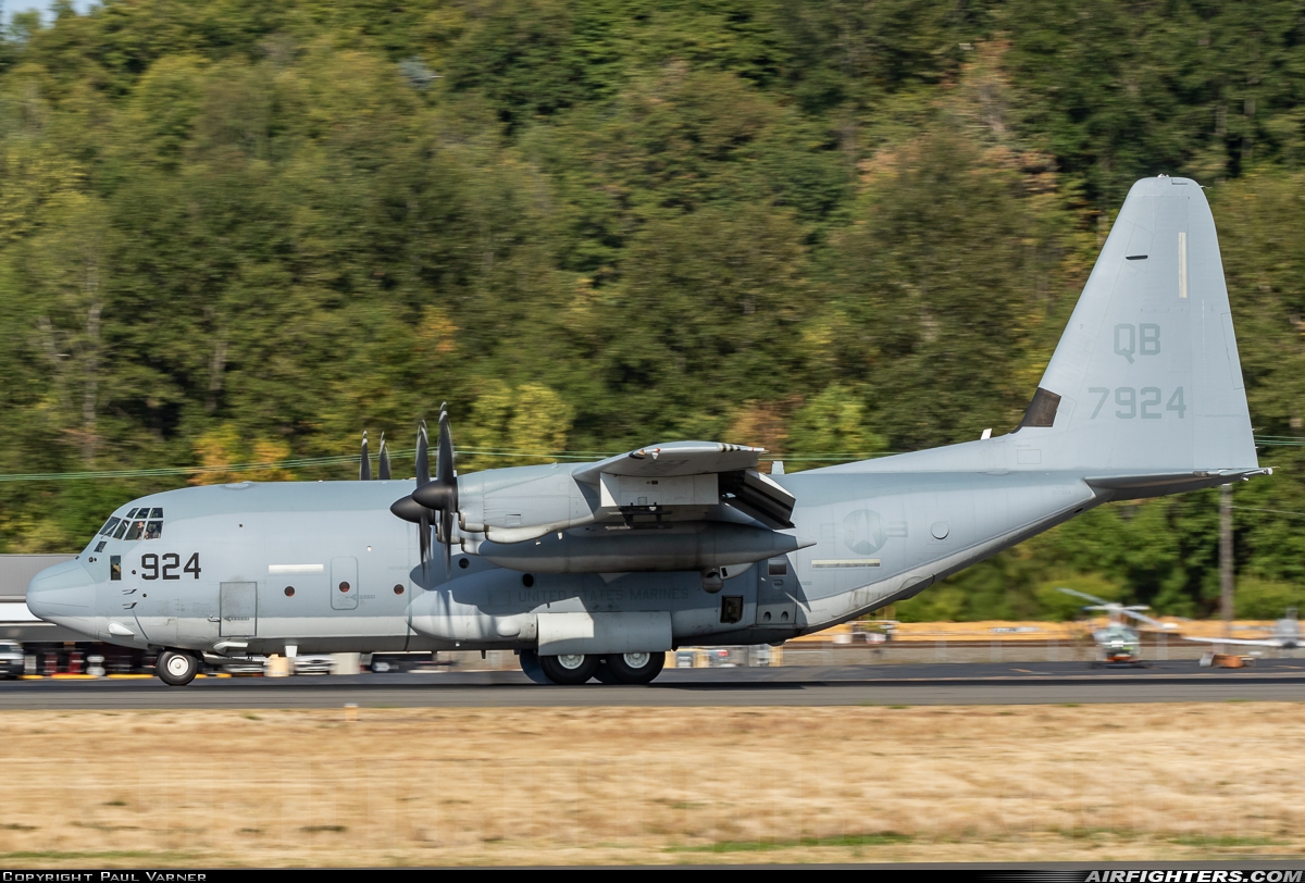 USA - Marines Lockheed Martin KC-130J Hercules (L-382) 167924 at Seattle - Boeing Field / King County Int. (BFI / KBFI), USA