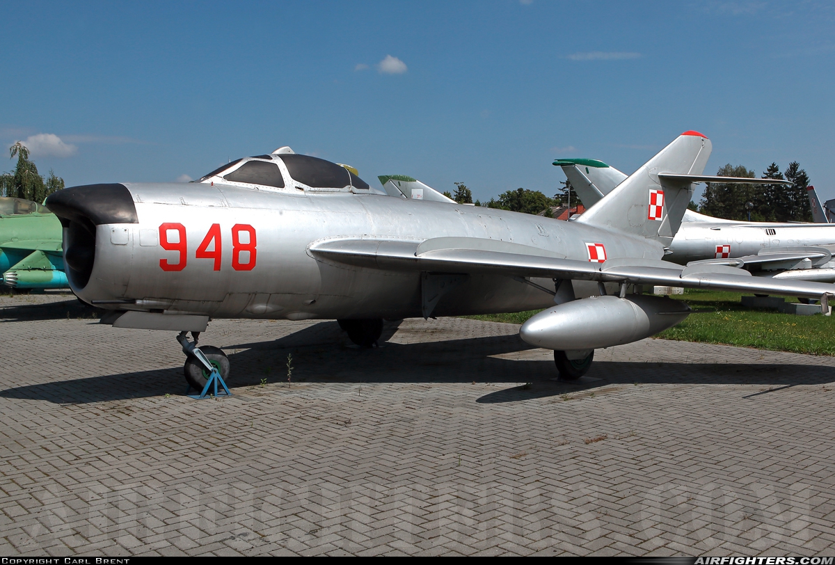 Poland - Air Force Mikoyan-Gurevich MiG-17PF 948 at Deblin (- Irena) (EPDE), Poland