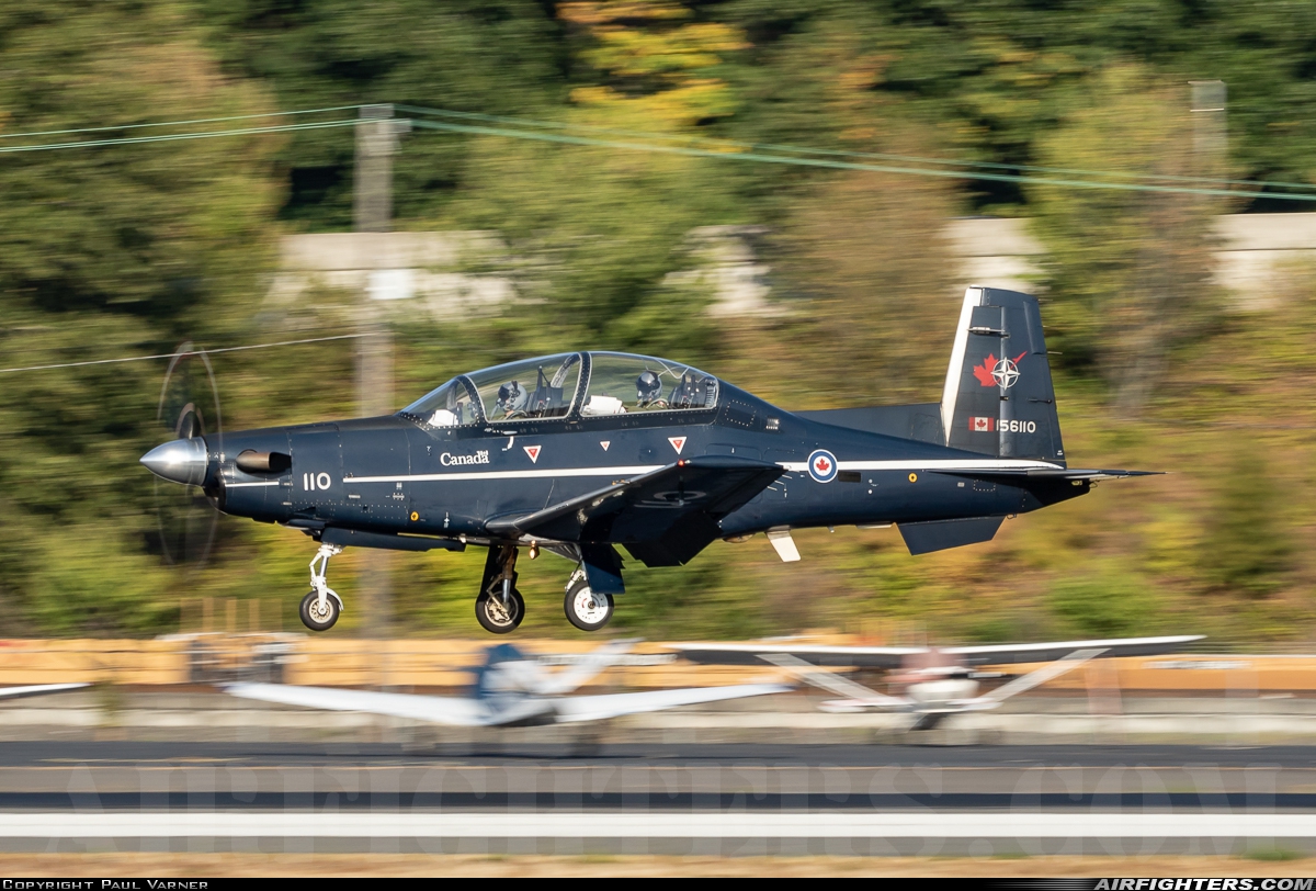Canada - Air Force Raytheon CT-156 Harvard II (T-6A-1) 156110 at Seattle - Boeing Field / King County Int. (BFI / KBFI), USA