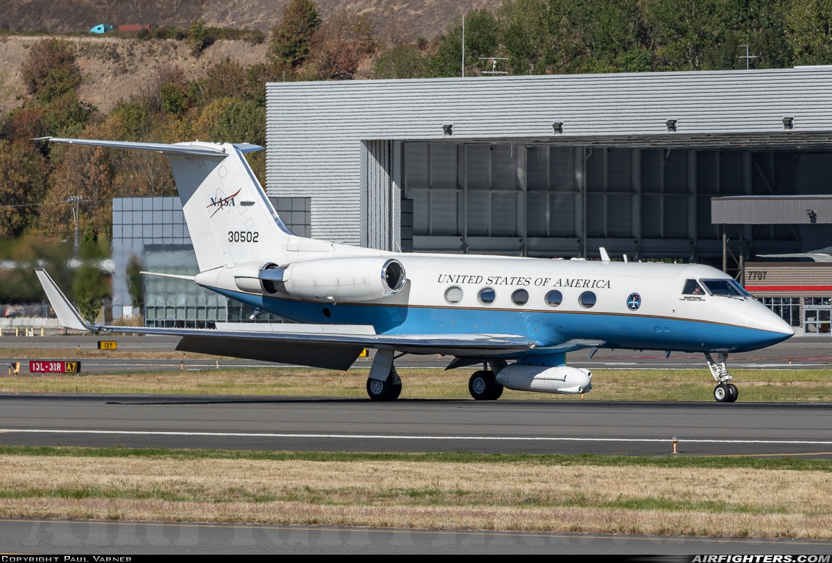 USA - NASA Gulfstream Aerospace C-20A Gulfstream III 30502 at Seattle - Boeing Field / King County Int. (BFI / KBFI), USA