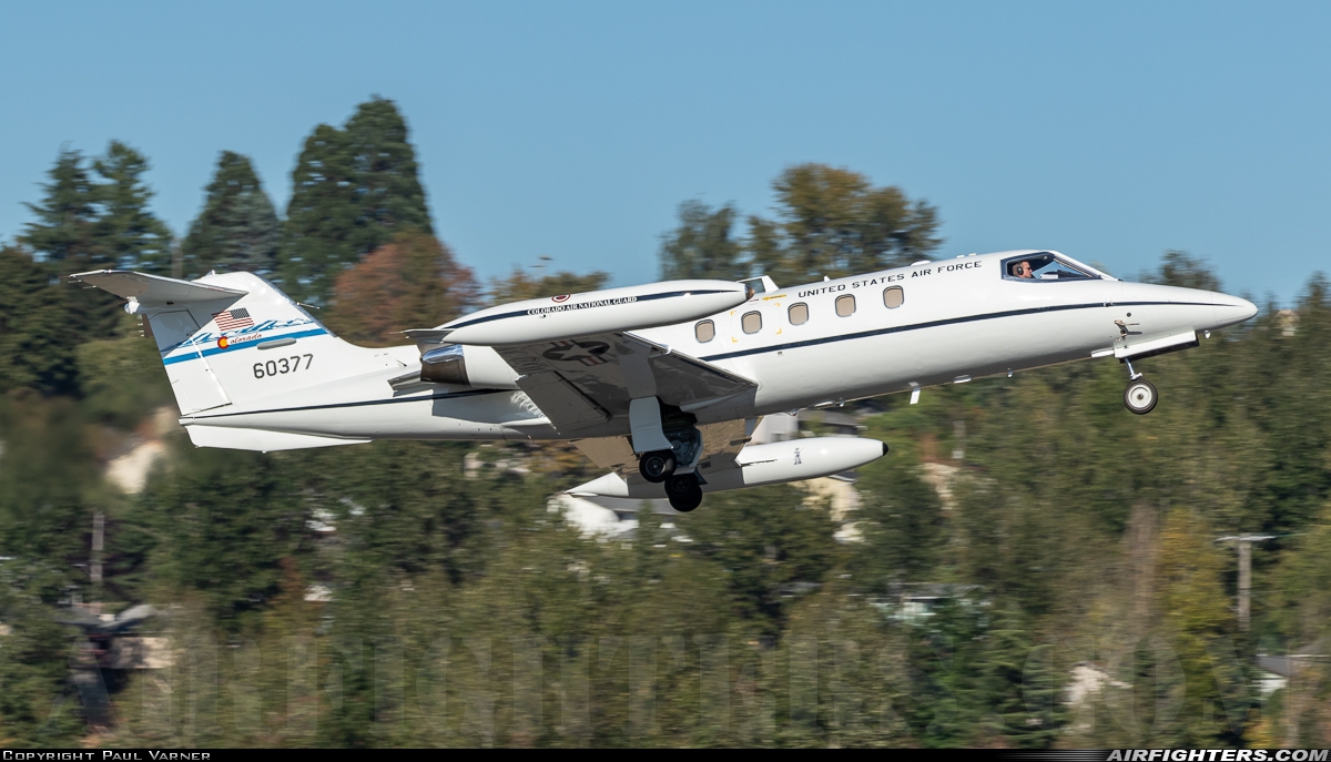 USA - Air Force Learjet C-21 (35) 86-0377 at Seattle - Boeing Field / King County Int. (BFI / KBFI), USA
