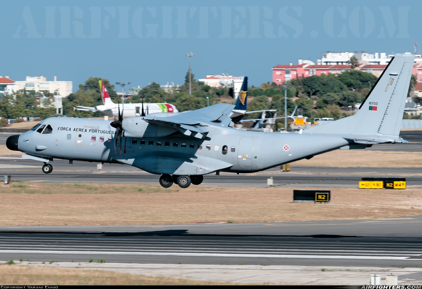 Portugal - Air Force CASA C-295M 16703 at Lisbon (- Portela de Sacavem) (LIS / LPPT), Portugal