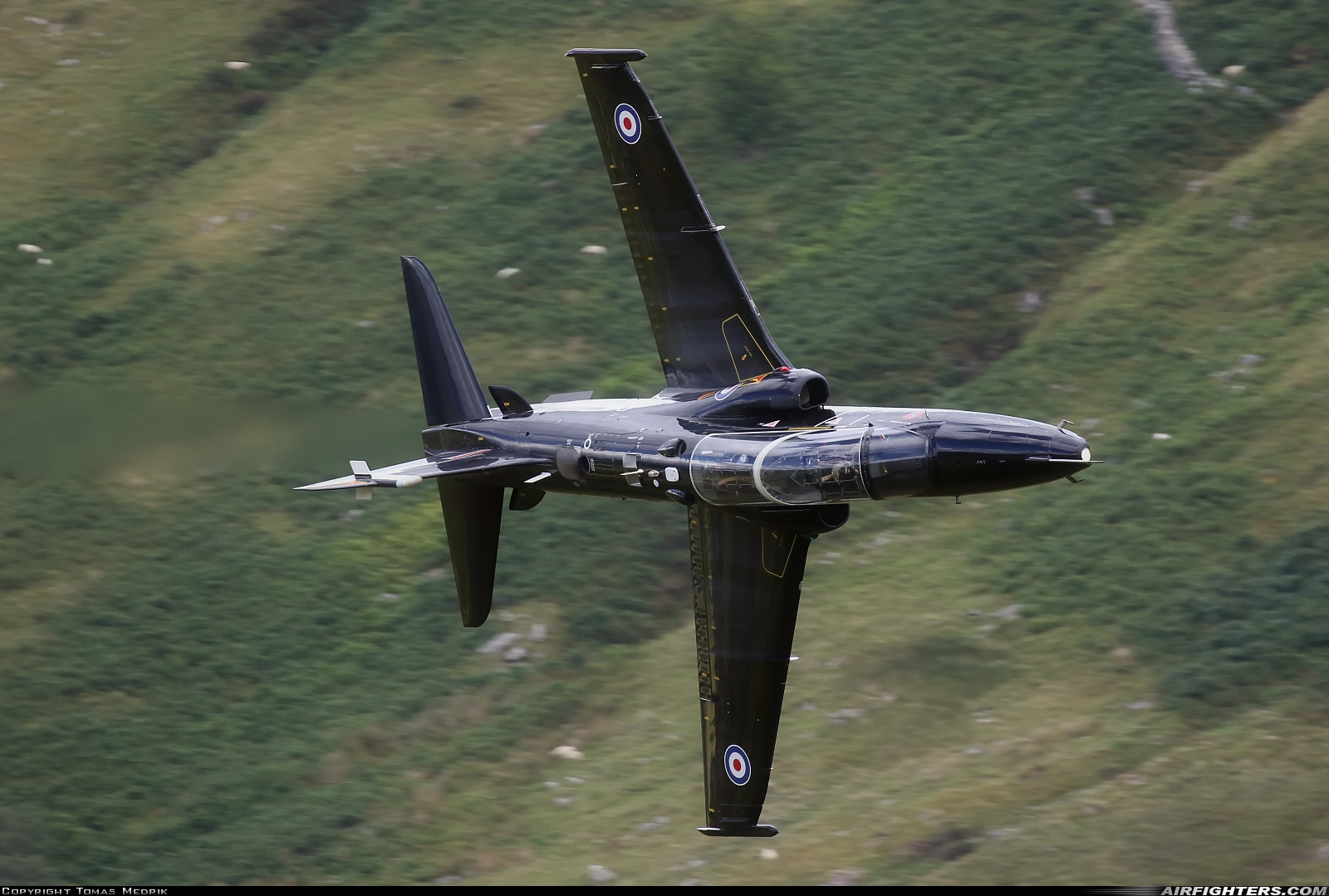 UK - Air Force BAE Systems Hawk T.2 ZK028 at Off-Airport - Machynlleth Loop Area, UK