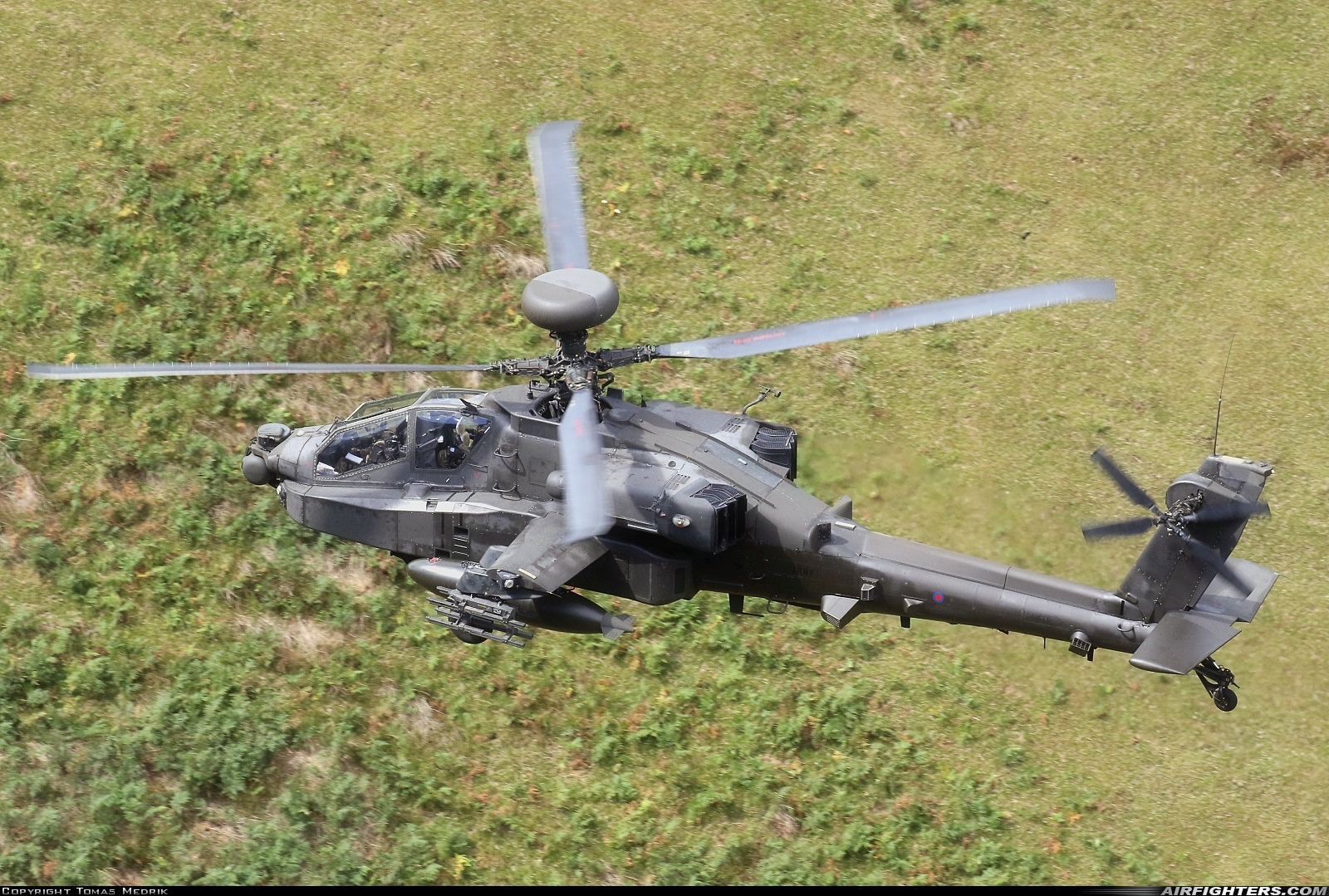 UK - Army Westland Apache AH1 (WAH-64D) ZJ204 at Off-Airport - Machynlleth Loop Area, UK