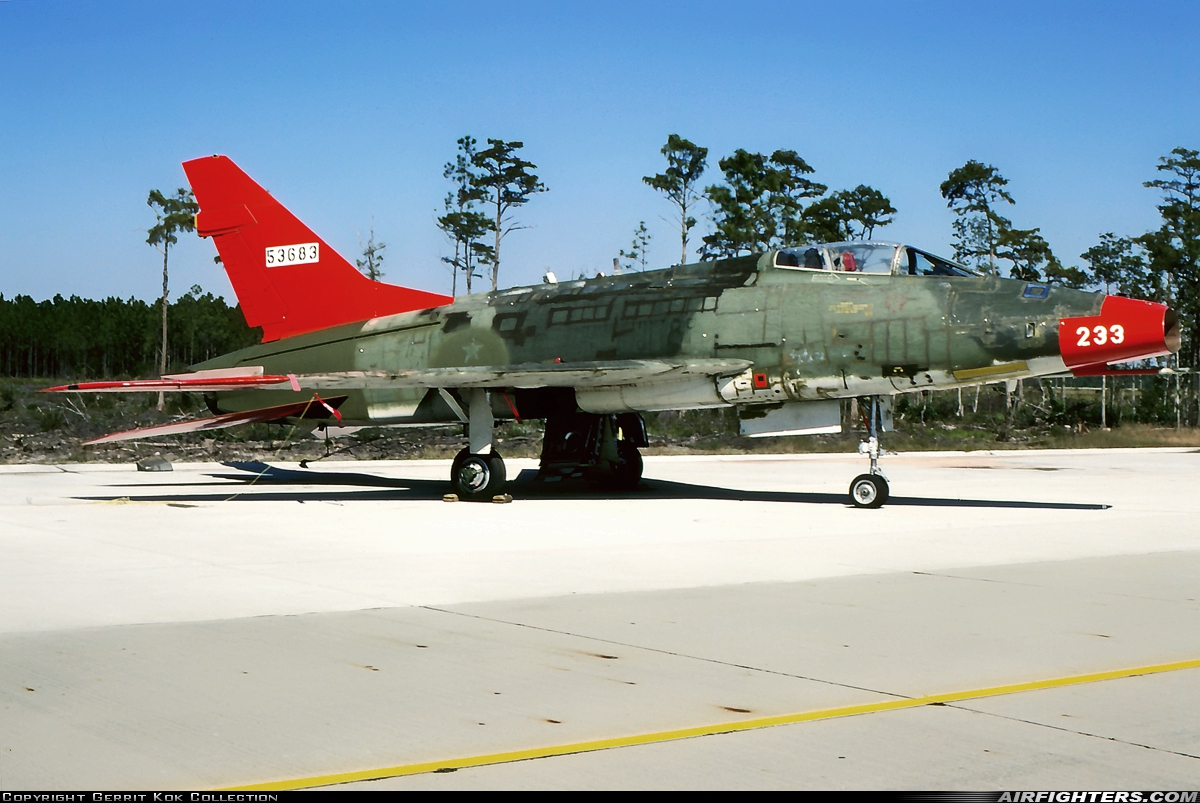 USA - Air Force North American QF-100D Super Sabre 55-3683 at Panama City - Tyndall AFB (PAM / KPAM), USA