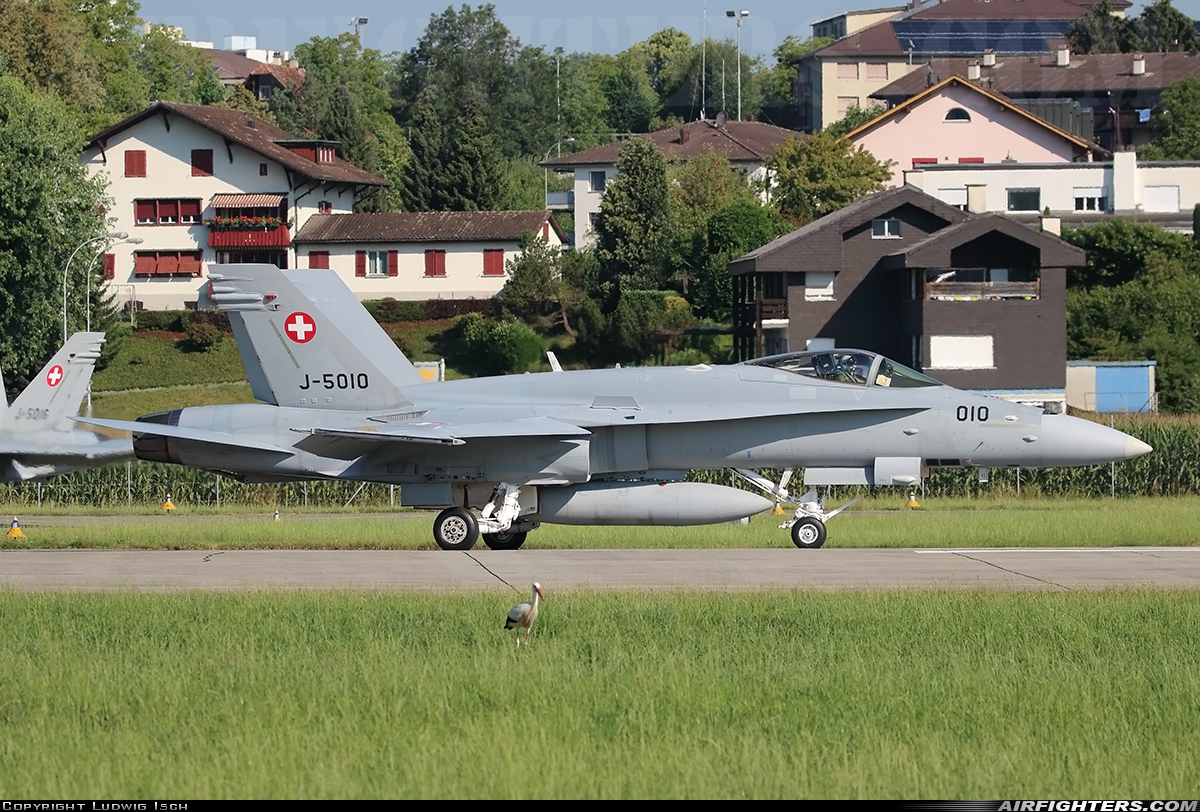 Switzerland - Air Force McDonnell Douglas F/A-18C Hornet J-5010 at Emmen (EML / LSME), Switzerland