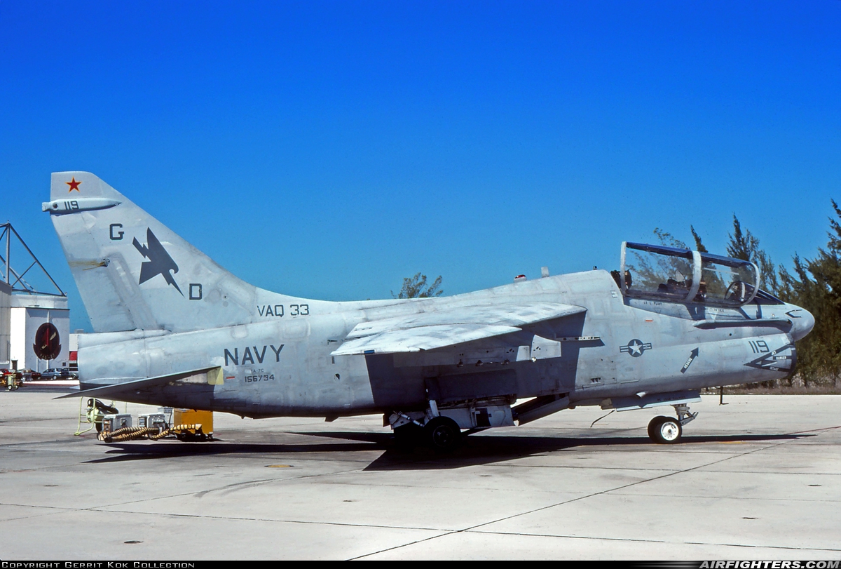 USA - Navy LTV Aerospace TA-7C Corsair II 156794 at Key West - Boca Chica Field (NQX / KNQX), USA