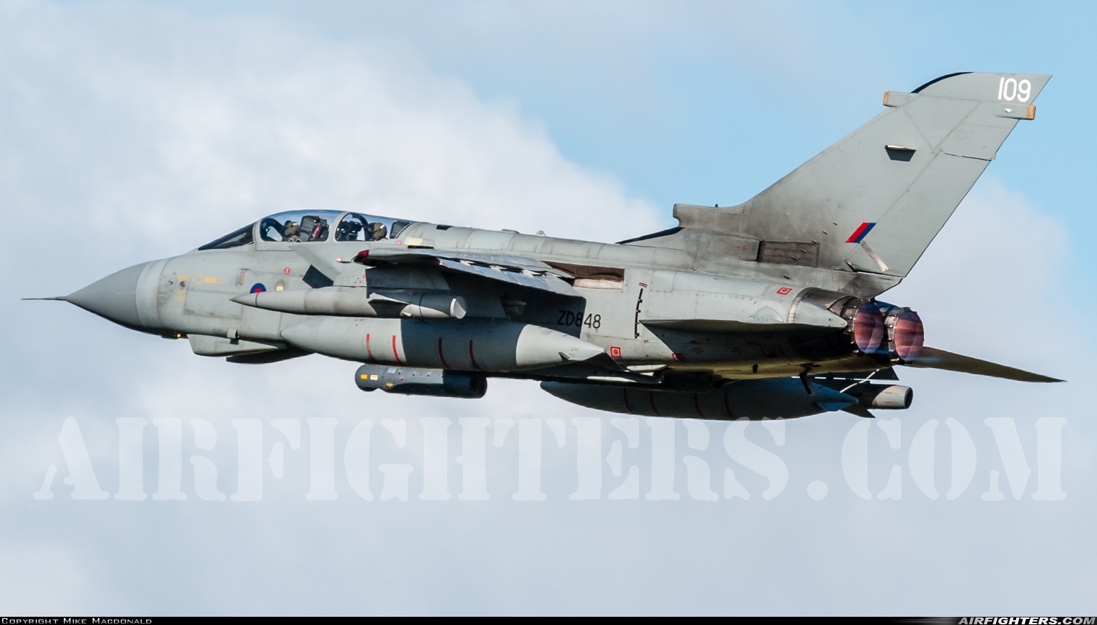UK - Air Force Panavia Tornado GR4 ZD848 at Lossiemouth (LMO / EGQS), UK