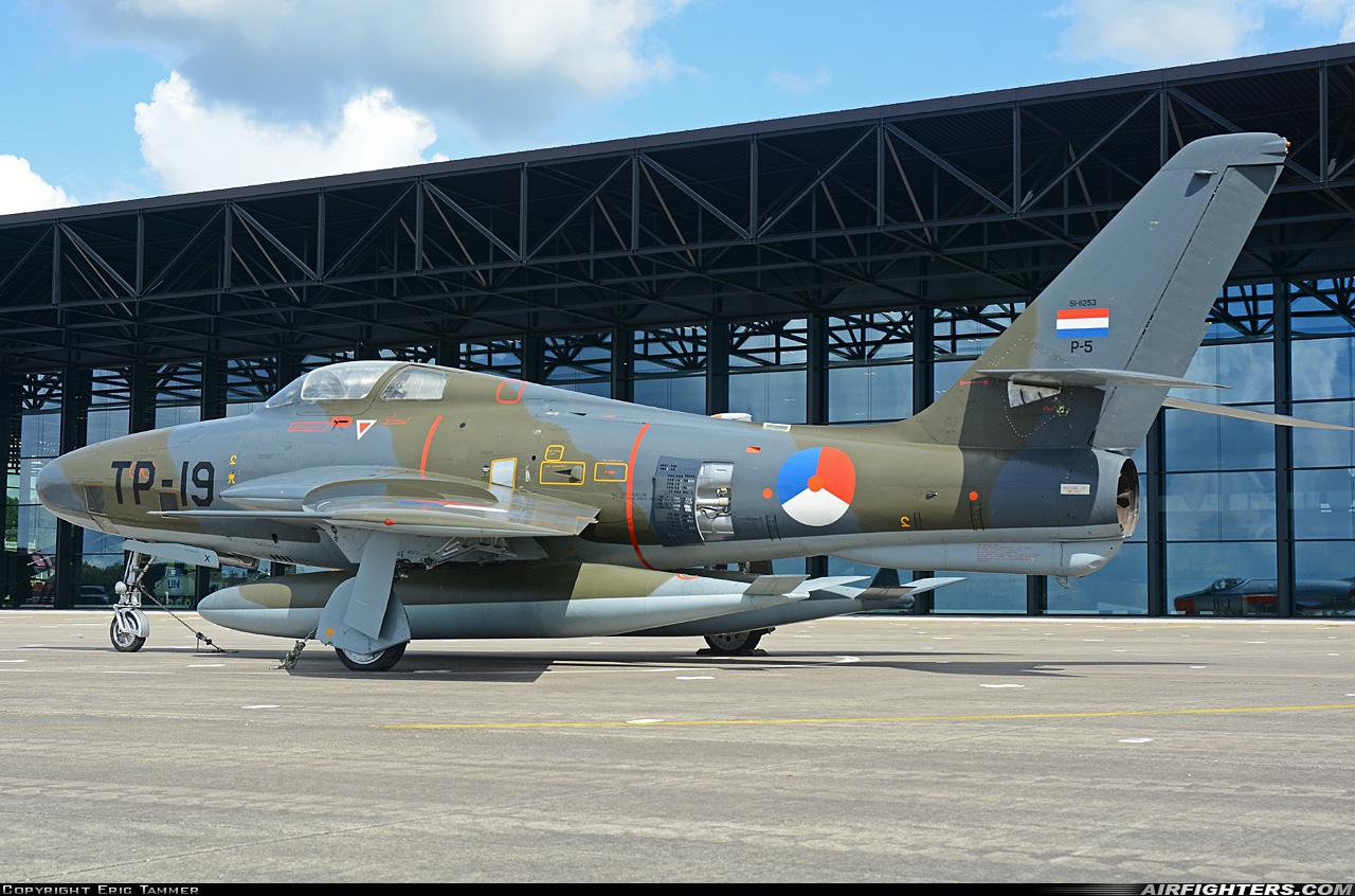 Netherlands - Air Force Republic RF-84F Thunderflash P-5 at Utrecht - Soesterberg (UTC / EHSB), Netherlands