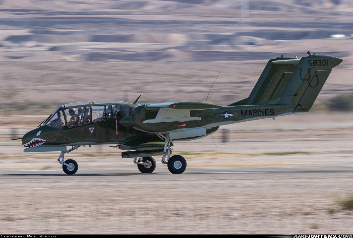 Private - Cactus Airforce LLC North American Rockwell OV-10B Bronco N338RC at Las Vegas - Nellis AFB (LSV / KLSV), USA