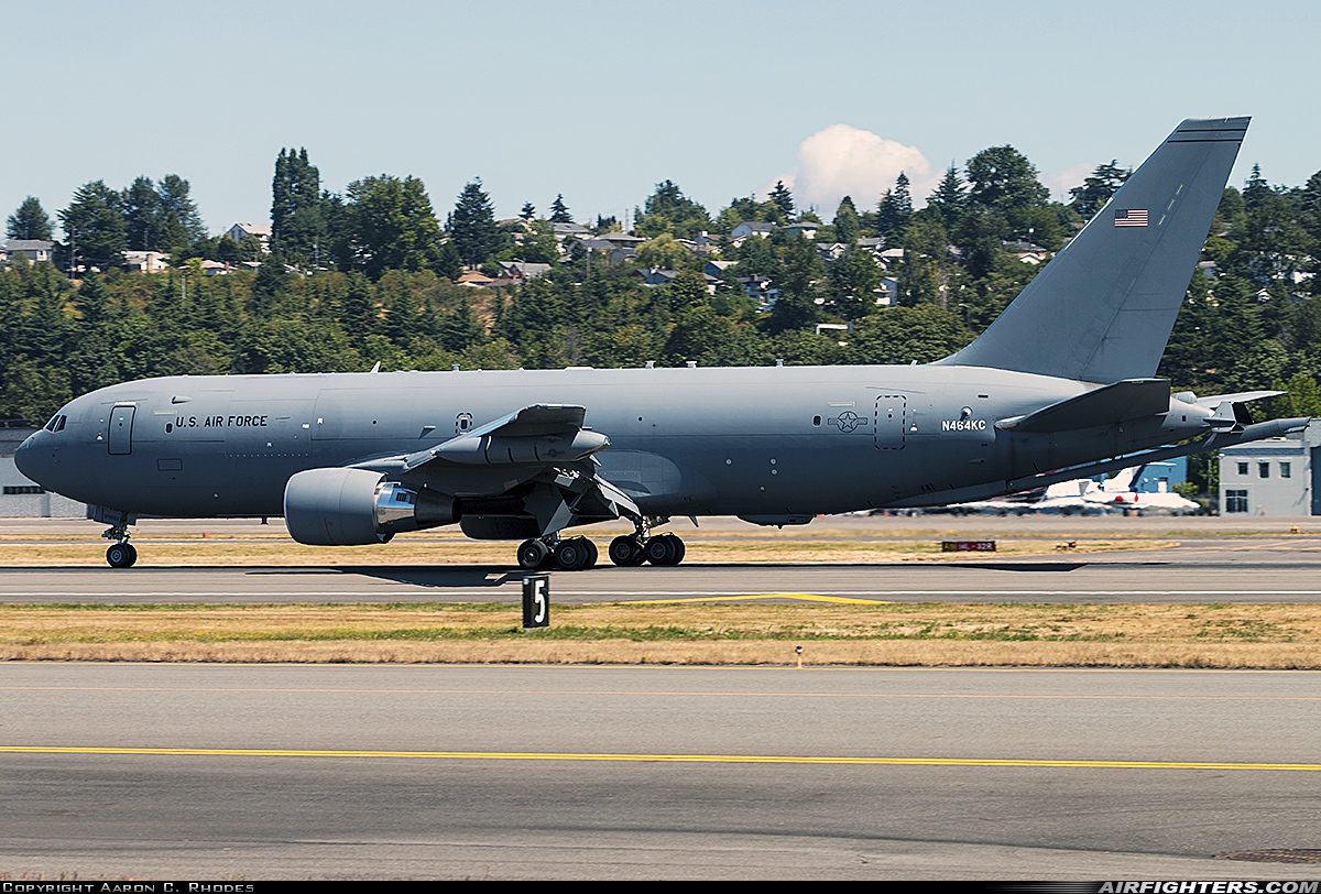 USA - Air Force Boeing KC-46A Pegasus (767-200LRF) N464KC at Seattle - Boeing Field / King County Int. (BFI / KBFI), USA