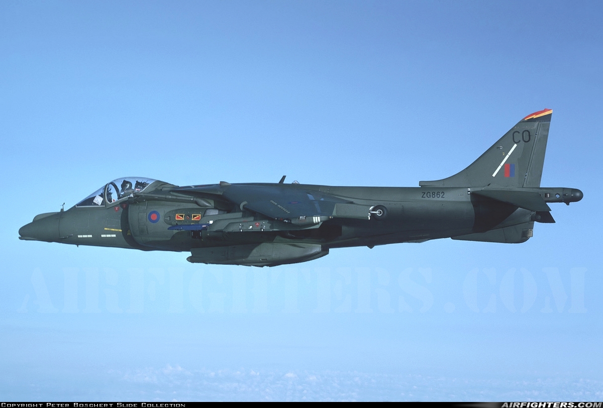 UK - Air Force British Aerospace Harrier GR.7 ZG862 at In Flight, UK