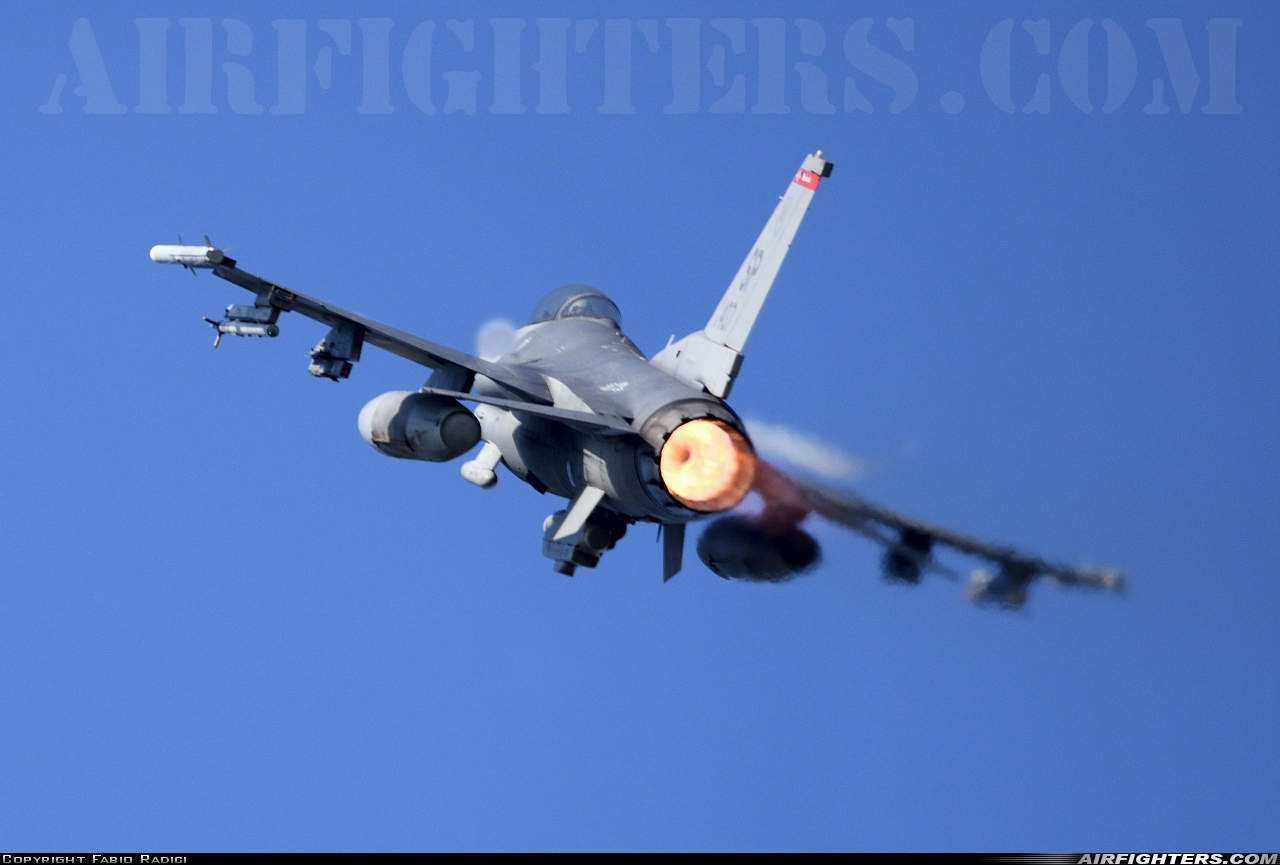 USA - Air Force General Dynamics F-16C Fighting Falcon 91-0407 at Spangdahlem (SPM / ETAD), Germany