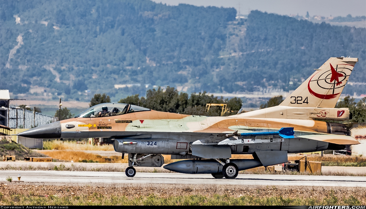 Israel - Air Force General Dynamics F-16C Fighting Falcon 324 at Ramat David (LLRD), Israel