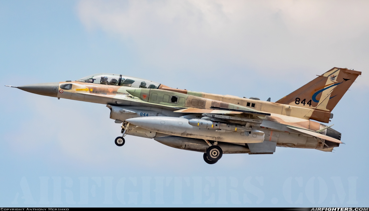 Israel - Air Force Lockheed Martin F-16I Sufa 844 at Ramat David (LLRD), Israel