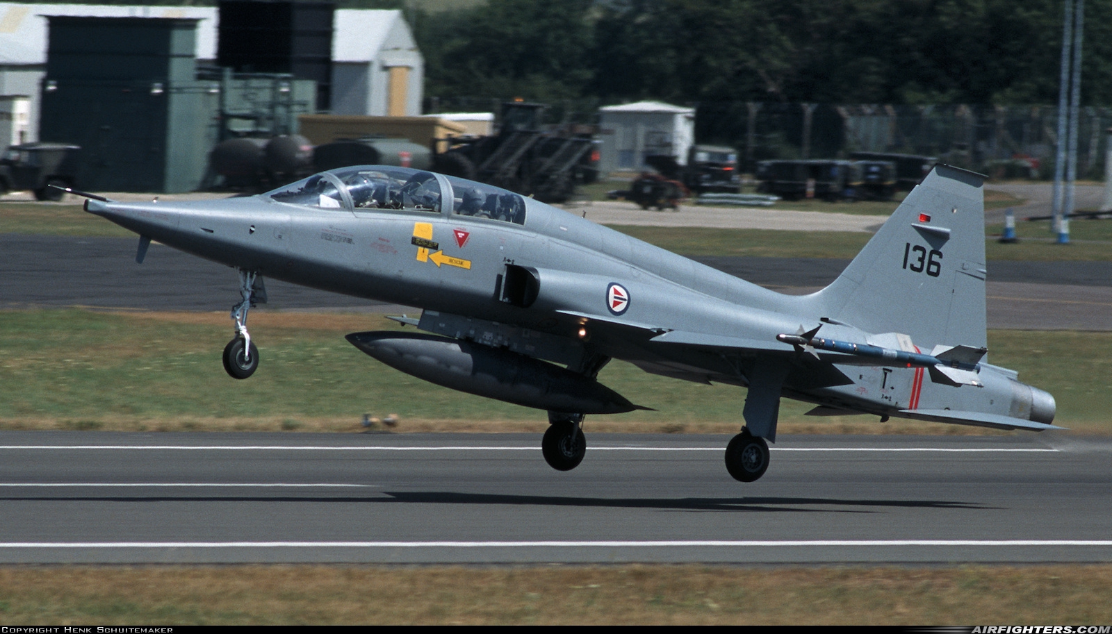 Norway - Air Force Northrop F-5B Freedom Fighter 136 at Fairford (FFD / EGVA), UK