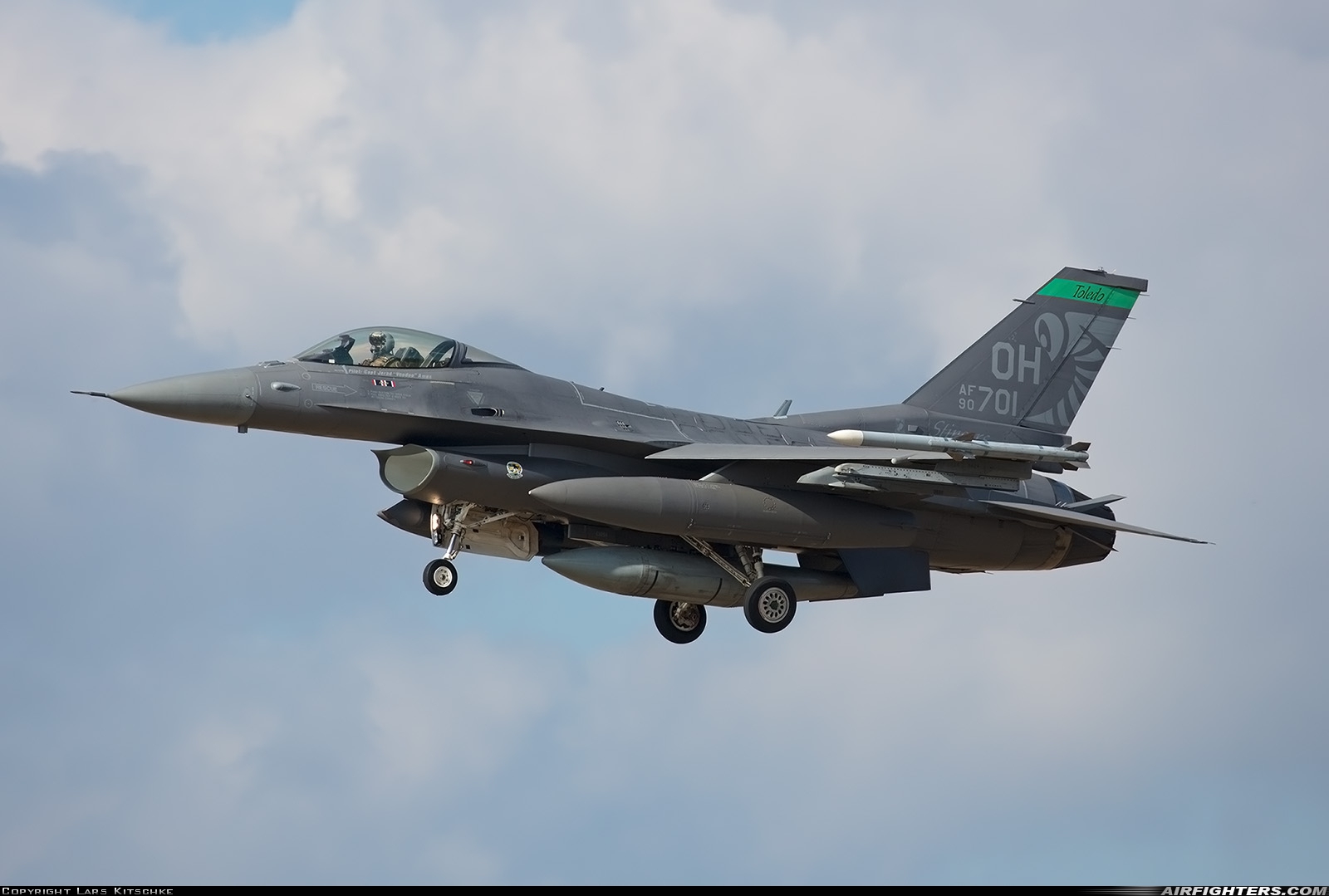 USA - Air Force General Dynamics F-16C Fighting Falcon 90-0701 at Spangdahlem (SPM / ETAD), Germany