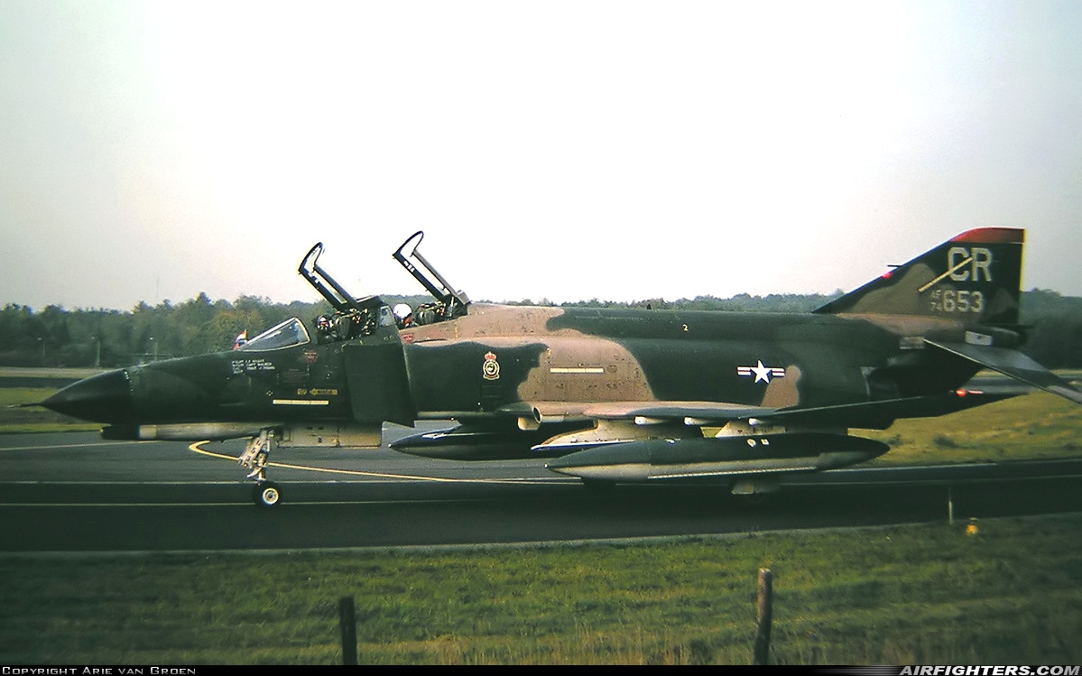 USA - Air Force McDonnell Douglas F-4E Phantom II 74-0653 at Utrecht - Soesterberg (UTC / EHSB), Netherlands