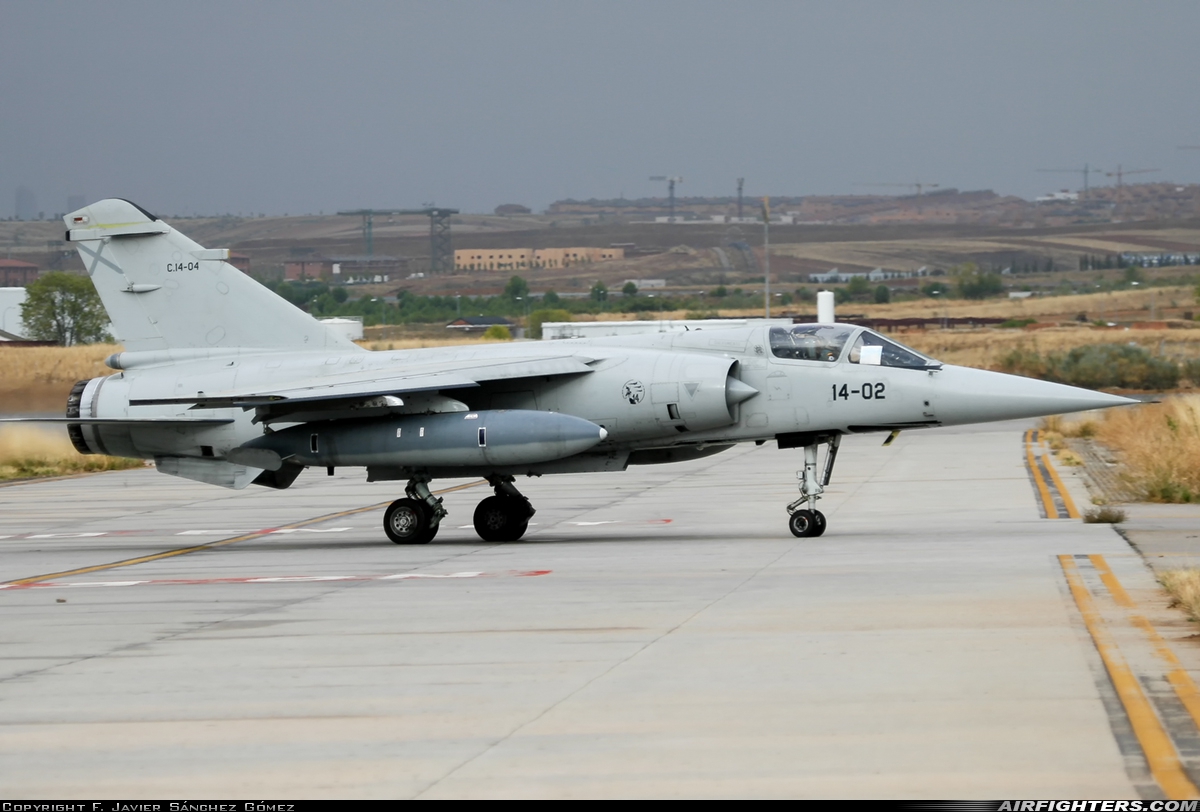 Spain - Air Force Dassault Mirage F1M C.14-04 at Madrid - Torrejon (TOJ / LETO), Spain