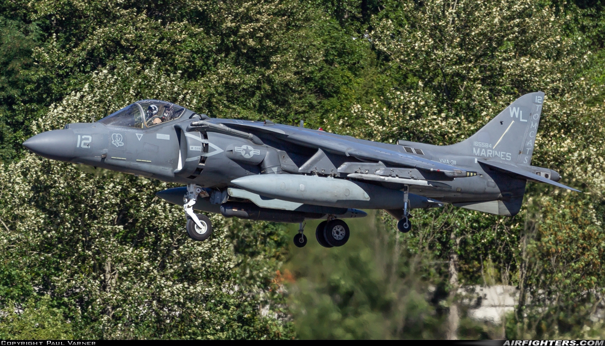 USA - Marines McDonnell Douglas AV-8B+ Harrier ll 165584 at Seattle - Boeing Field / King County Int. (BFI / KBFI), USA