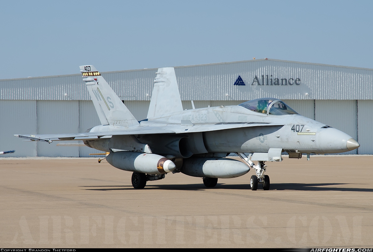USA - Marines McDonnell Douglas F/A-18C Hornet 164676 at Fort Worth - Alliance (AFW / KAFW), USA