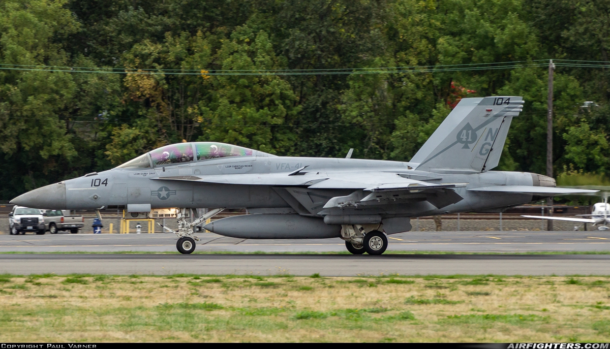 USA - Navy Boeing F/A-18F Super Hornet 166847 at Seattle - Boeing Field / King County Int. (BFI / KBFI), USA