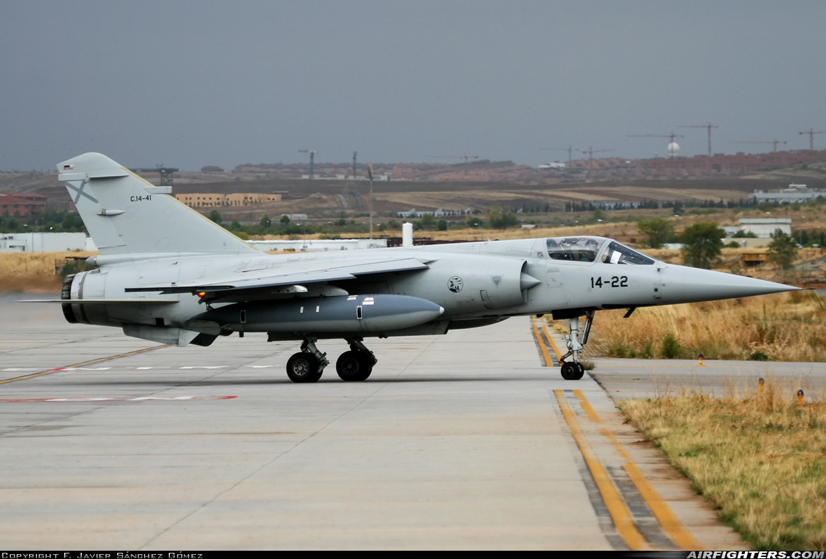 Spain - Air Force Dassault Mirage F1M C.14-41 at Madrid - Torrejon (TOJ / LETO), Spain