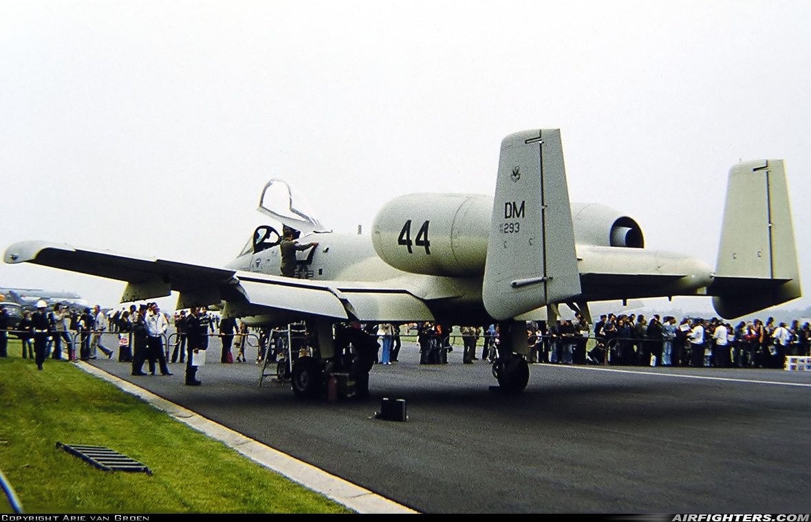USA - Air Force Fairchild A-10A Thunderbolt II 75-0293 at Breda - Gilze-Rijen (GLZ / EHGR), Netherlands