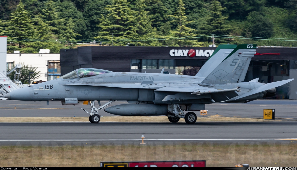 USA - Navy McDonnell Douglas F/A-18C Hornet 164054 at Seattle - Boeing Field / King County Int. (BFI / KBFI), USA