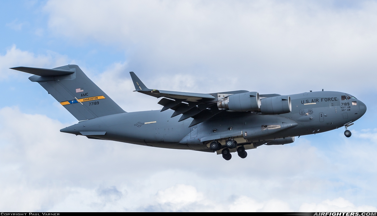 USA - Air Force Boeing C-17A Globemaster III 07-7189 at Tacoma - McChord AFB (TCM / KTCM), USA