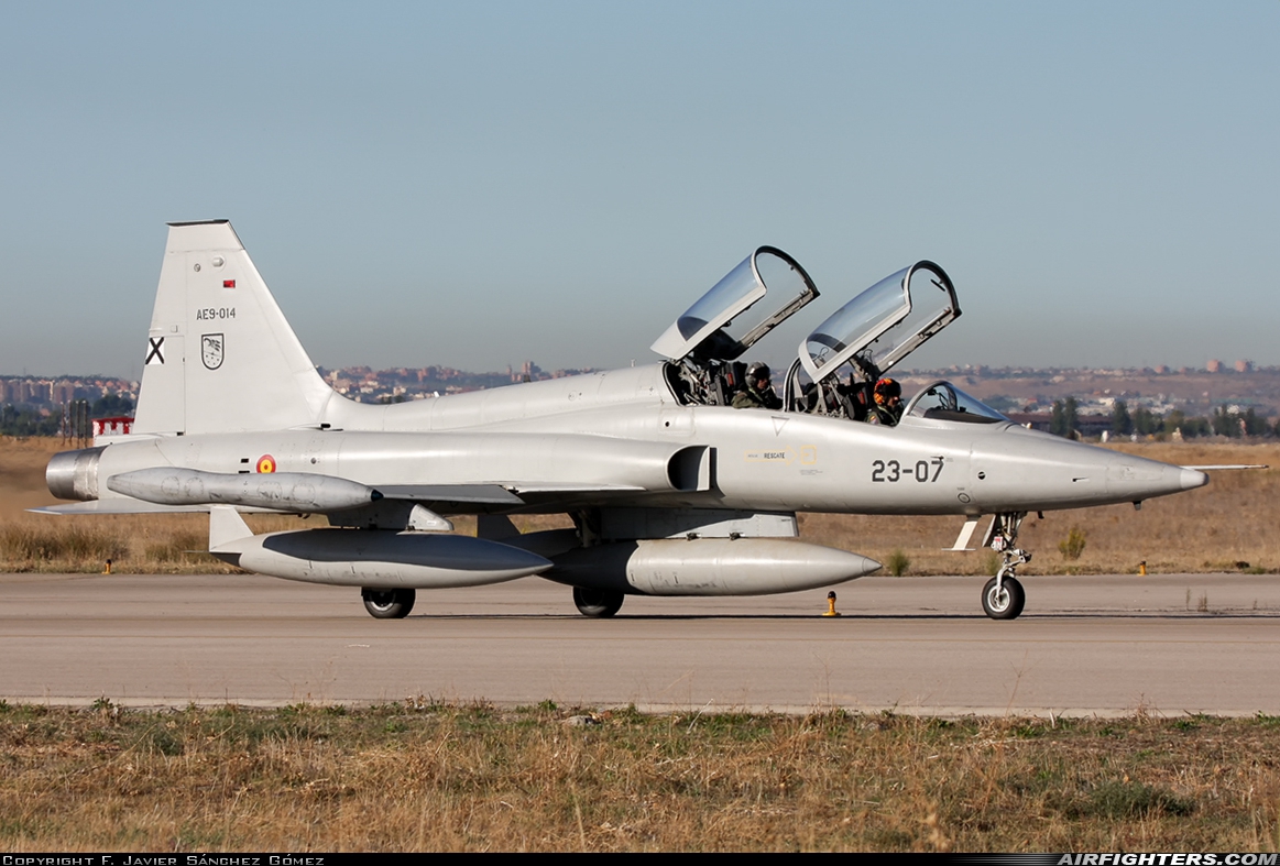 Spain - Air Force Northrop SF-5M Freedom Fighter AE.9-014 at Madrid - Torrejon (TOJ / LETO), Spain