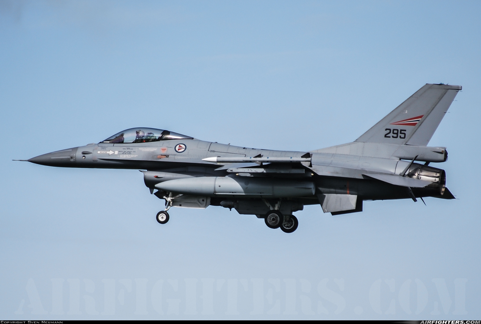 Norway - Air Force General Dynamics F-16AM Fighting Falcon 295 at Schleswig (- Jagel) (WBG / ETNS), Germany