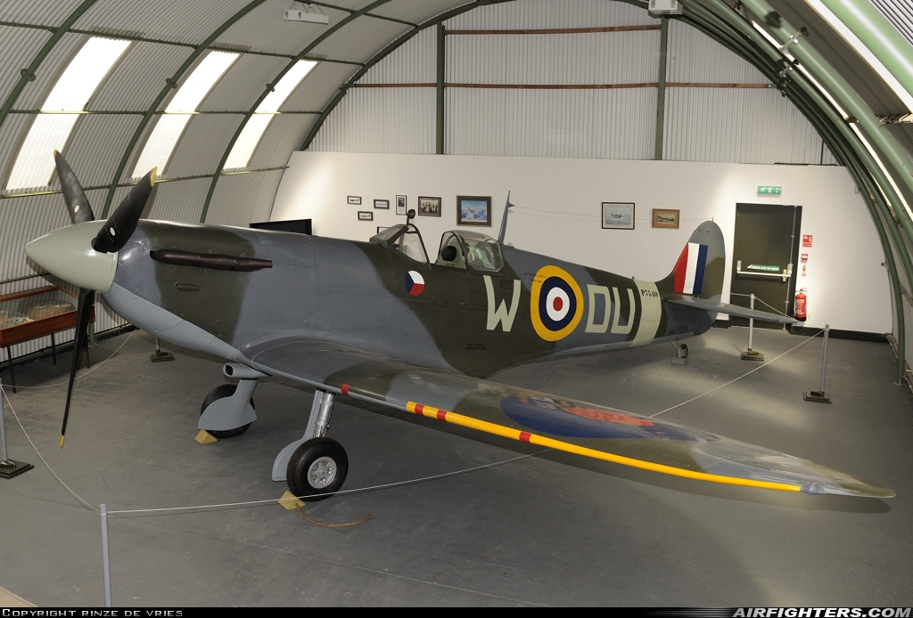 UK - Air Force Supermarine 329 Spitfire IIa P7540 at Off-Airport - Dumfries, UK