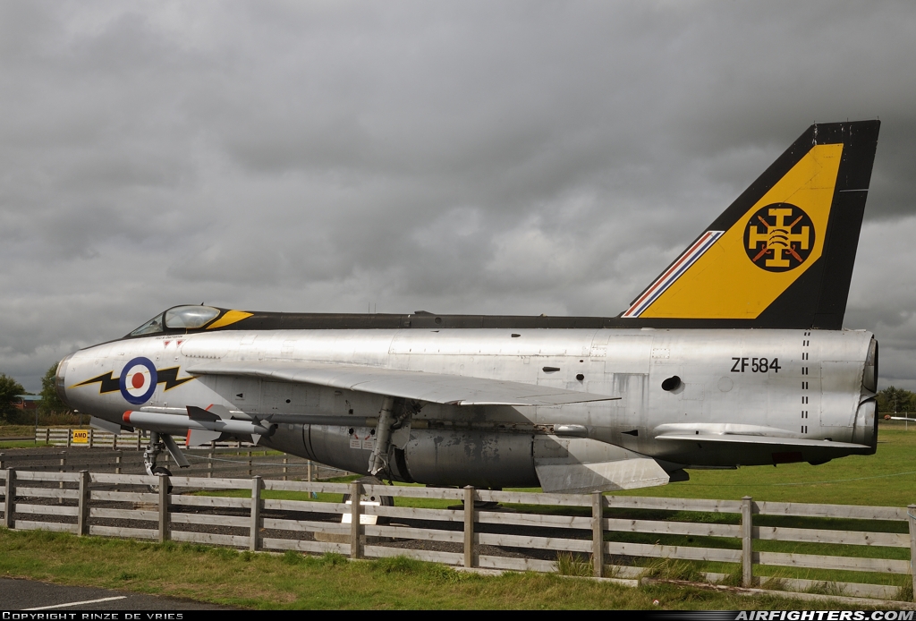 UK - Air Force English Electric Lightning F53 ZF584 at Off-Airport - Dumfries, UK
