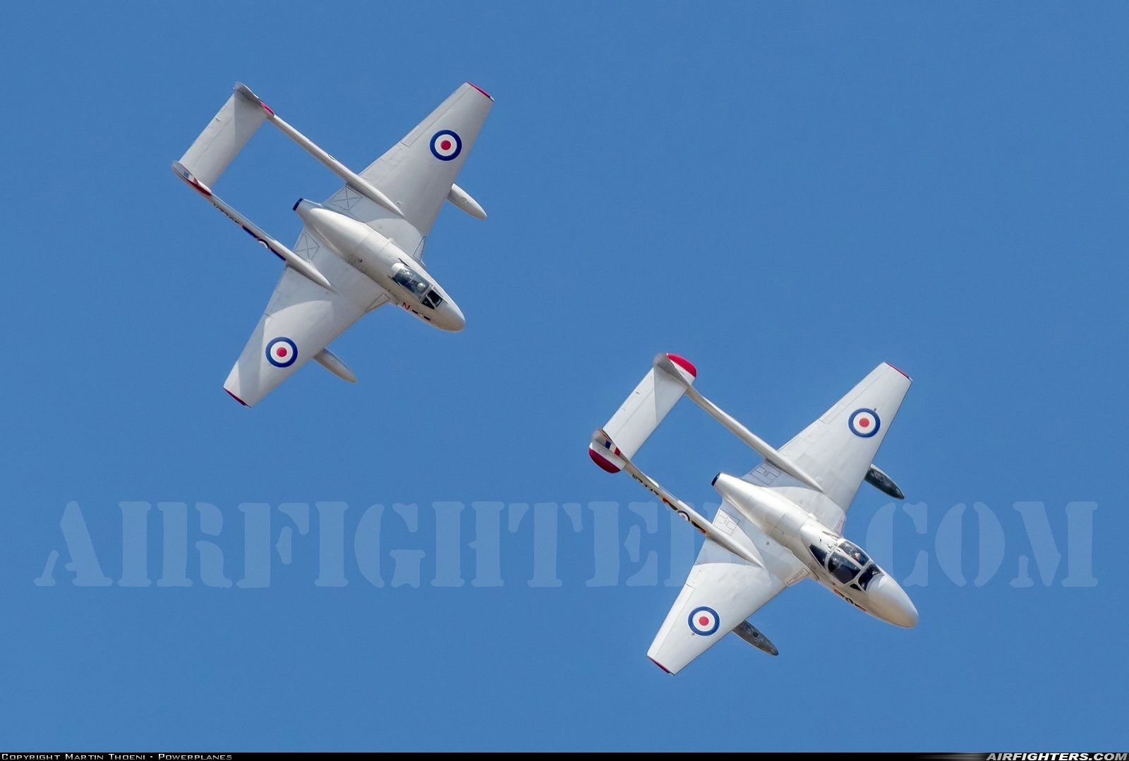 Private - Warbirds of Norway De Havilland DH-100 Vampire FB.6 LN-DHY at Fairford (FFD / EGVA), UK