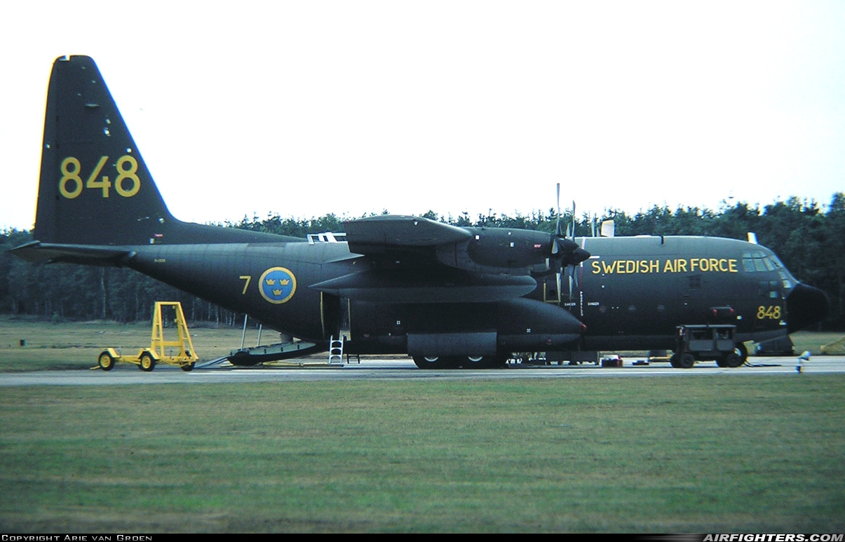Sweden - Air Force Lockheed Tp-84 Hercules (C-130H / L-382) 84008 at Utrecht - Soesterberg (UTC / EHSB), Netherlands