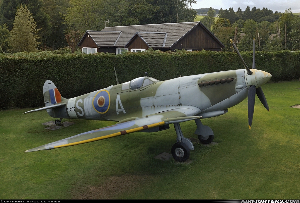 UK - Air Force Supermarine Spitfire (Replica) PT462 at Off-Airport - Moffat, UK