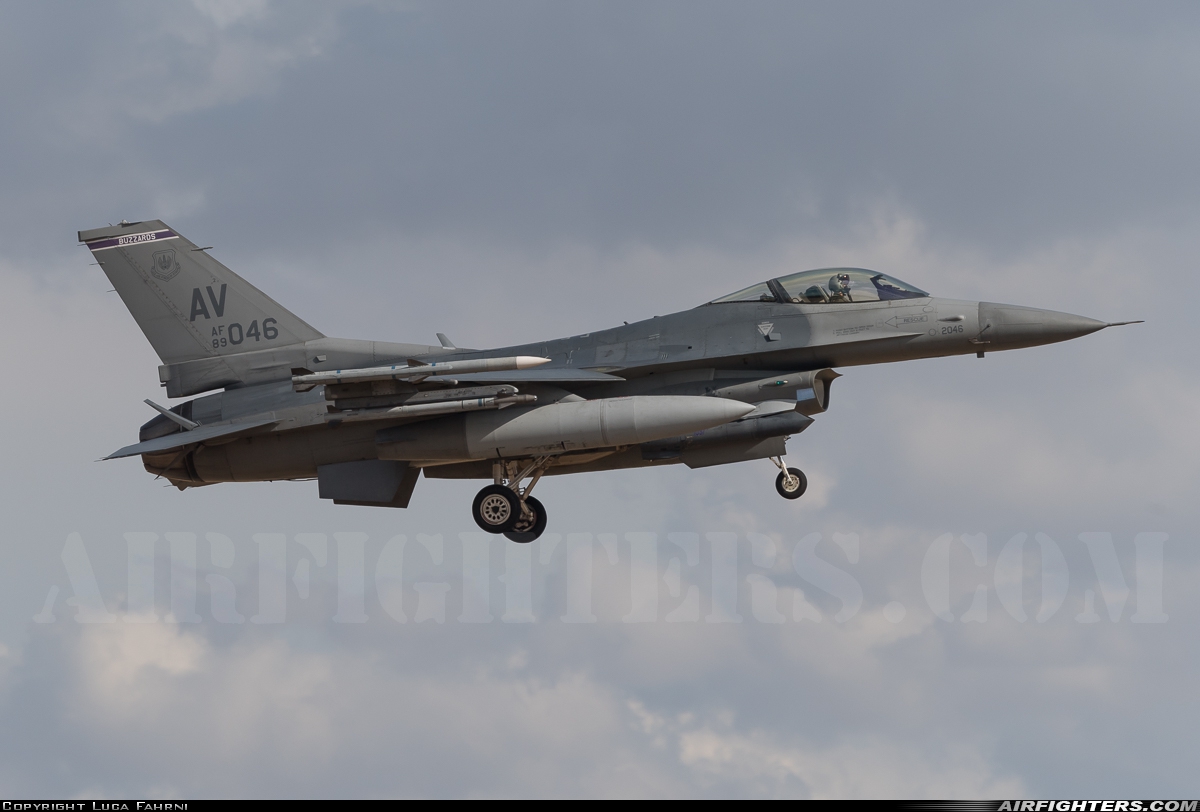 USA - Air Force General Dynamics F-16C Fighting Falcon 89-2046 at Lakenheath (LKZ / EGUL), UK