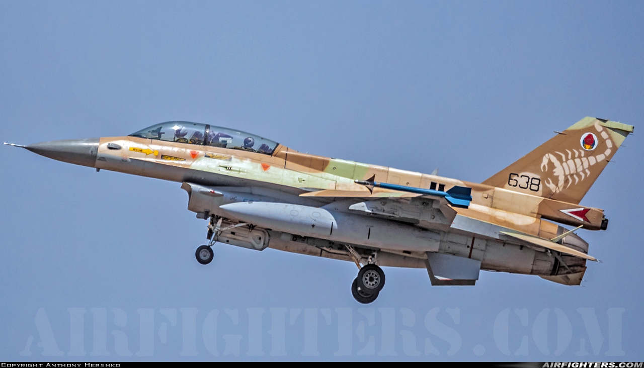 Israel - Air Force General Dynamics F-16D Fighting Falcon 638 at Hatzor AFB (LLHS), Israel