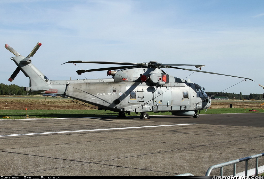 UK - Navy AgustaWestland Merlin HM1 (Mk111) ZH851 at Kleine Brogel (EBBL), Belgium