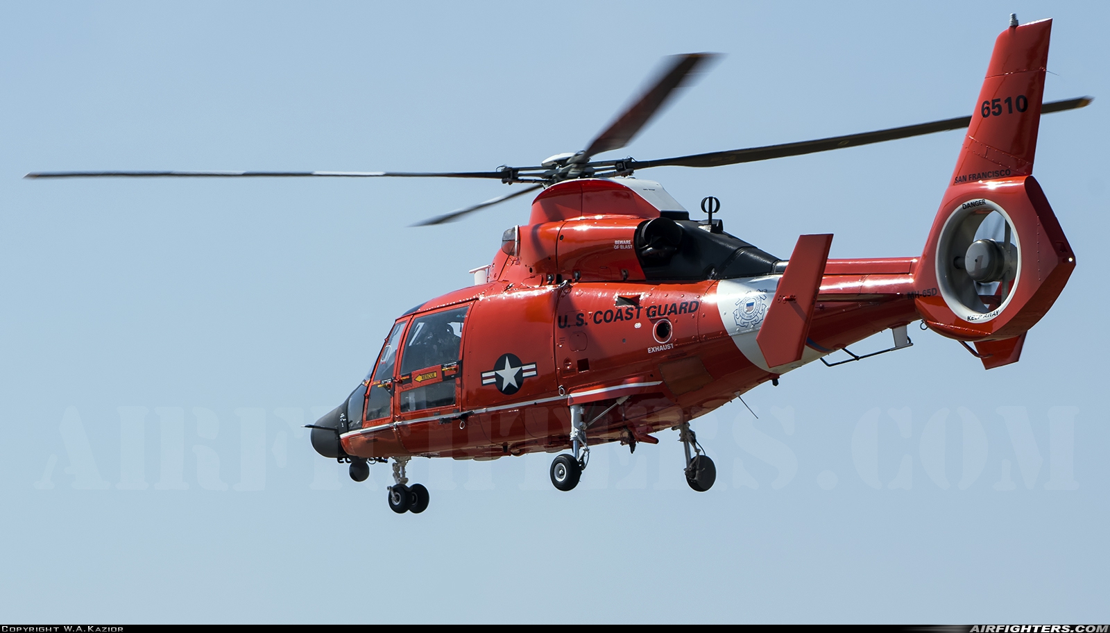 USA - Coast Guard Aerospatiale HH-65B Dolphin 6510 at Camarillo (Oxnard AFB) (CMA), USA