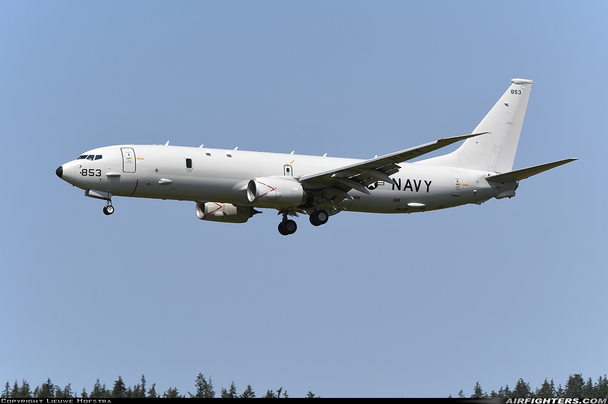 USA - Navy Boeing P-8A Poseidon (737-800ERX) 168853 at USA - Washington, USA