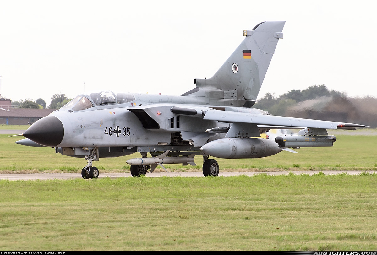 Germany - Air Force Panavia Tornado ECR 46+35 at Coningsby (EGXC), UK