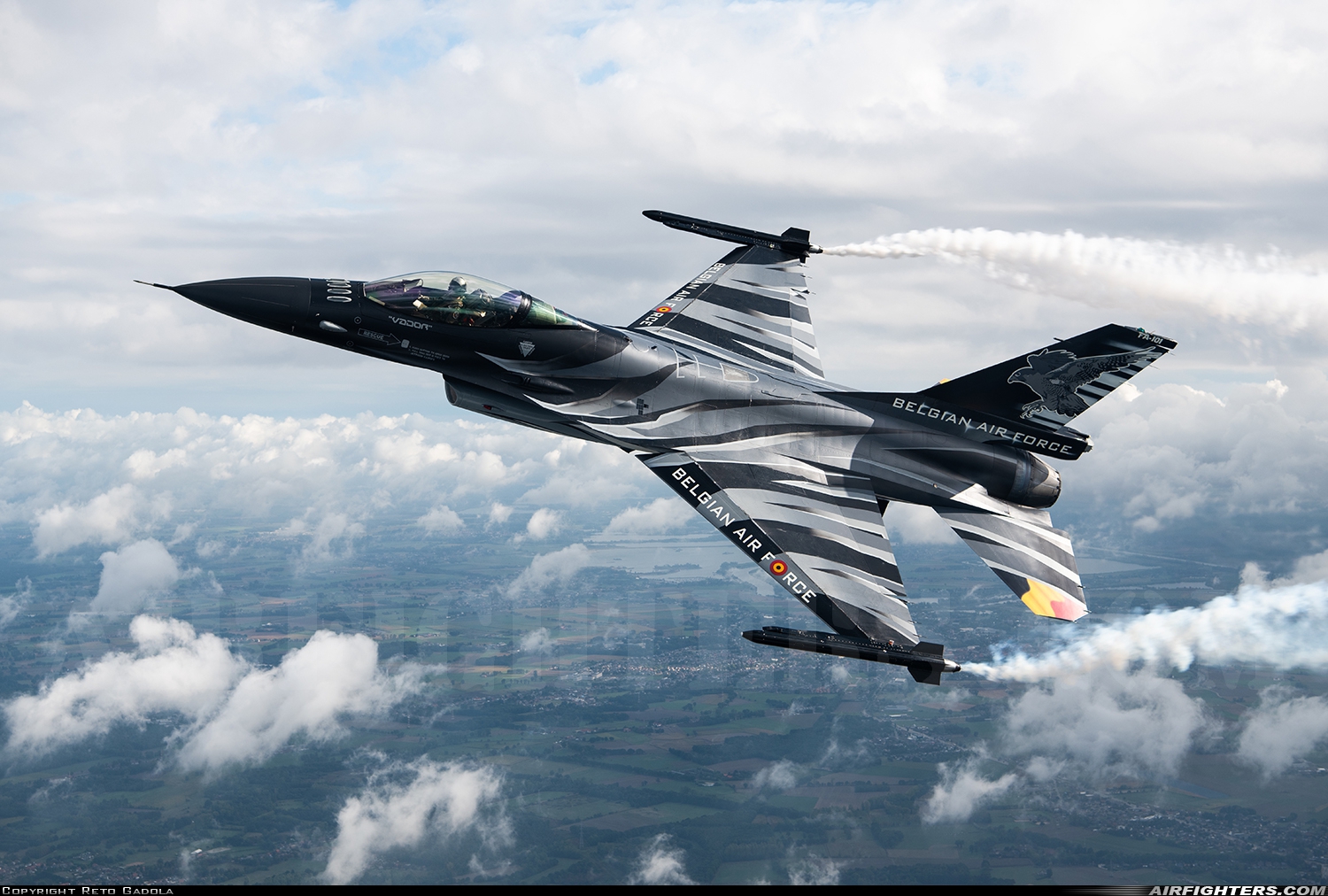 Belgium - Air Force General Dynamics F-16AM Fighting Falcon FA-101 at In Flight, Belgium