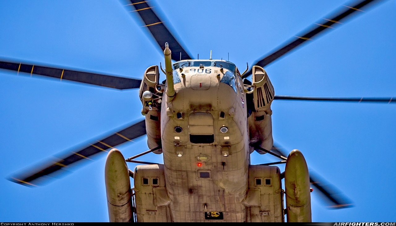Israel - Air Force Sikorsky CH-53A Yas'ur 2000 (S-65C) 906 at Ramat David (LLRD), Israel