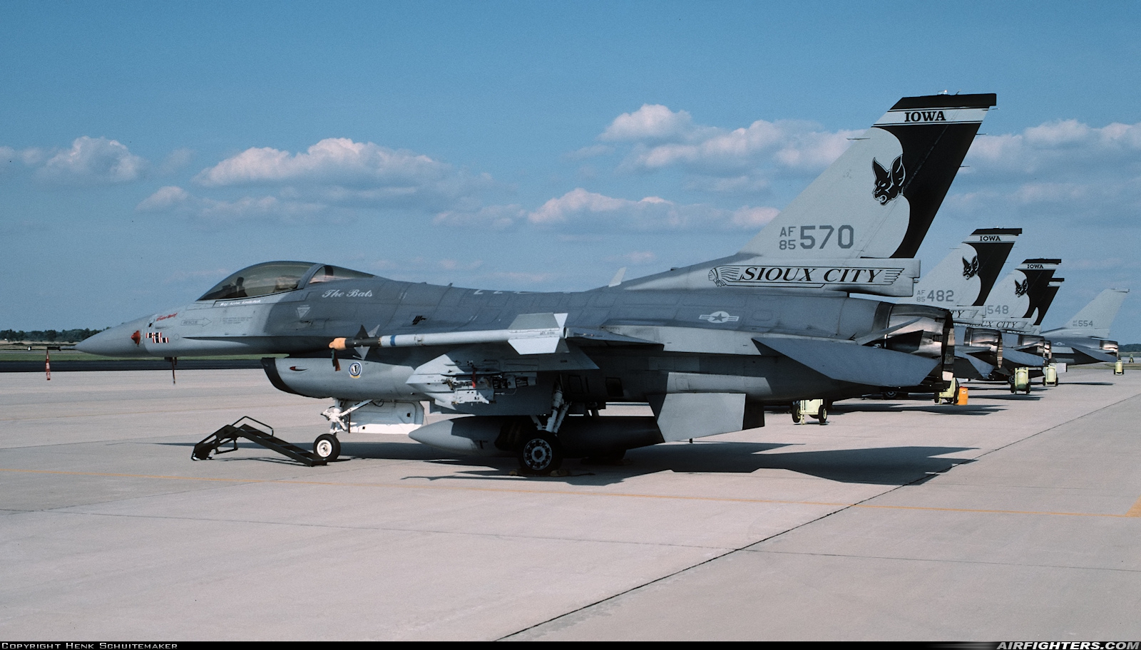USA - Air Force General Dynamics F-16C Fighting Falcon 85-1570 at Camp Douglas-Volk Field  AAF - (VOK / KVOK), USA