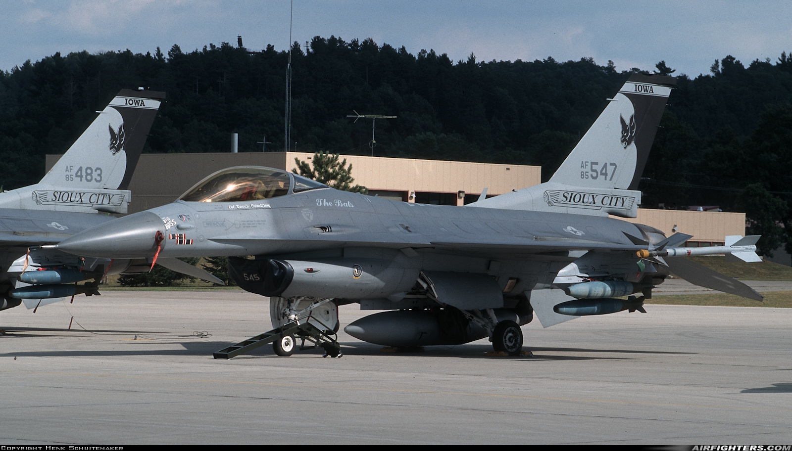 USA - Air Force General Dynamics F-16C Fighting Falcon 85-1547 at Camp Douglas-Volk Field  AAF - (VOK / KVOK), USA