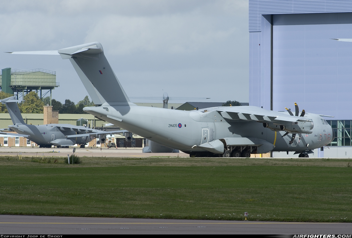 UK - Air Force Airbus Atlas C1 (A400M-180) ZM405 at Brize Norton (BZZ / EGVN), UK